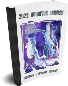 2022 Aquarius Calendar: 14-Month Appointment Calendar Book 2022 with USA Holidays - Monthly & Weekly Planner Beautiful Zodiac Planner Calendars. Weekly Appointment Calendars Make Perfect Holiday Gifts